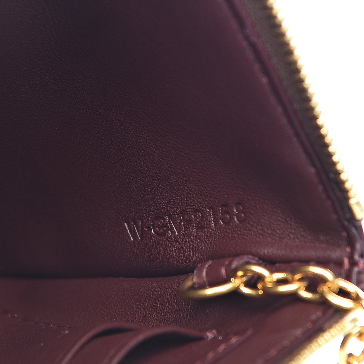 Celine Lambskin Bi-Color Solo Coin Card Case Wine Abyss Blue 7 of 8