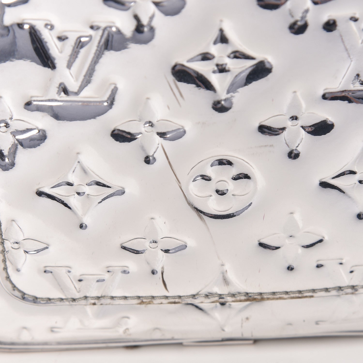 Louis Vuitton Monogram Miroir Speedy 30 Silver 25 of 25