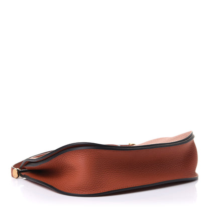 Hermes Taurillon Clemence Chevre Mysore Saut 25 Cuivre Deep Bleu 4 of 10