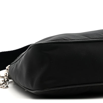 Prada Nylon Re-Edition 2005 Shoulder Bag Black 10 of 12