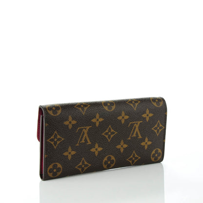 Louis Vuitton Monogram Emilie Wallet Fuchsia 3 of 7