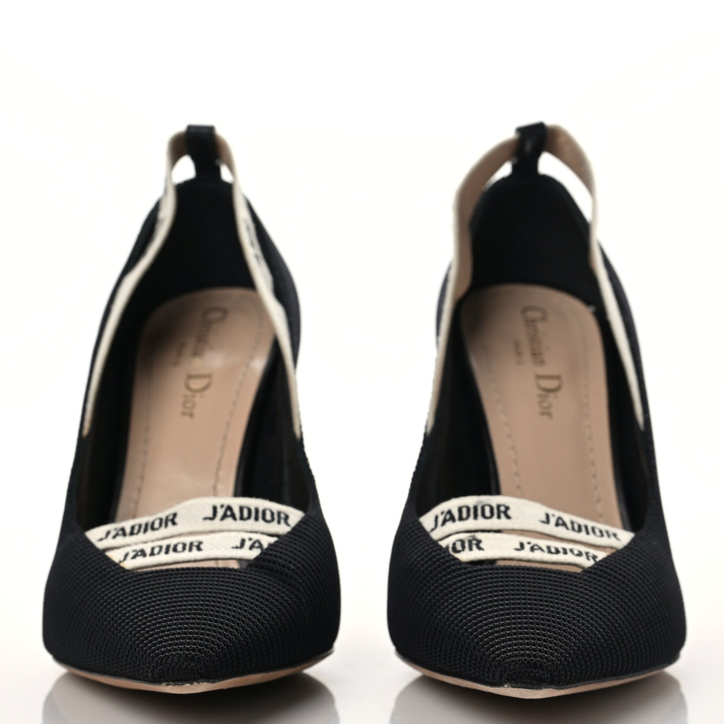 Technical Canvas J'Adior Ribbon Pumps 39.5 Black