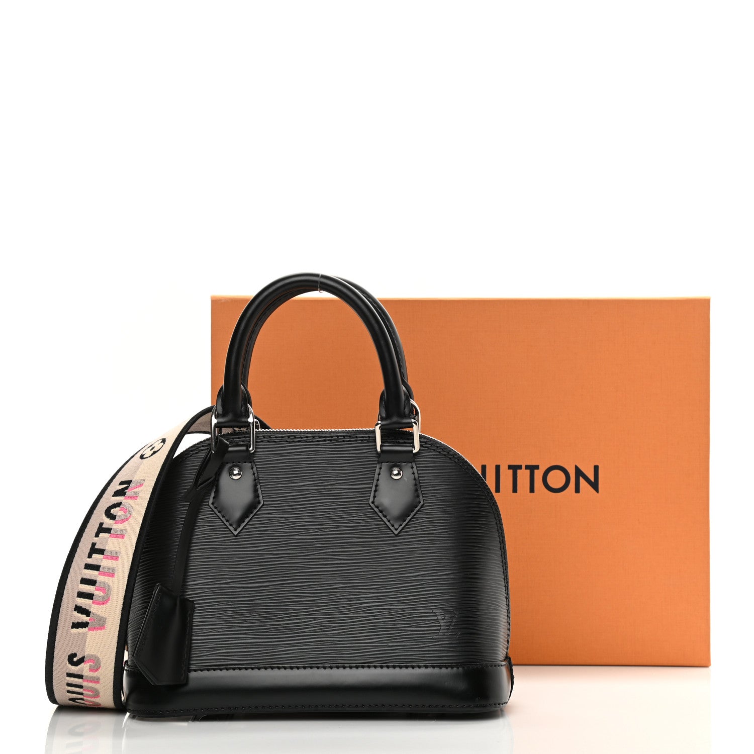Louis Vuitton Epi Jacquard Alma BB Black 10 of 10