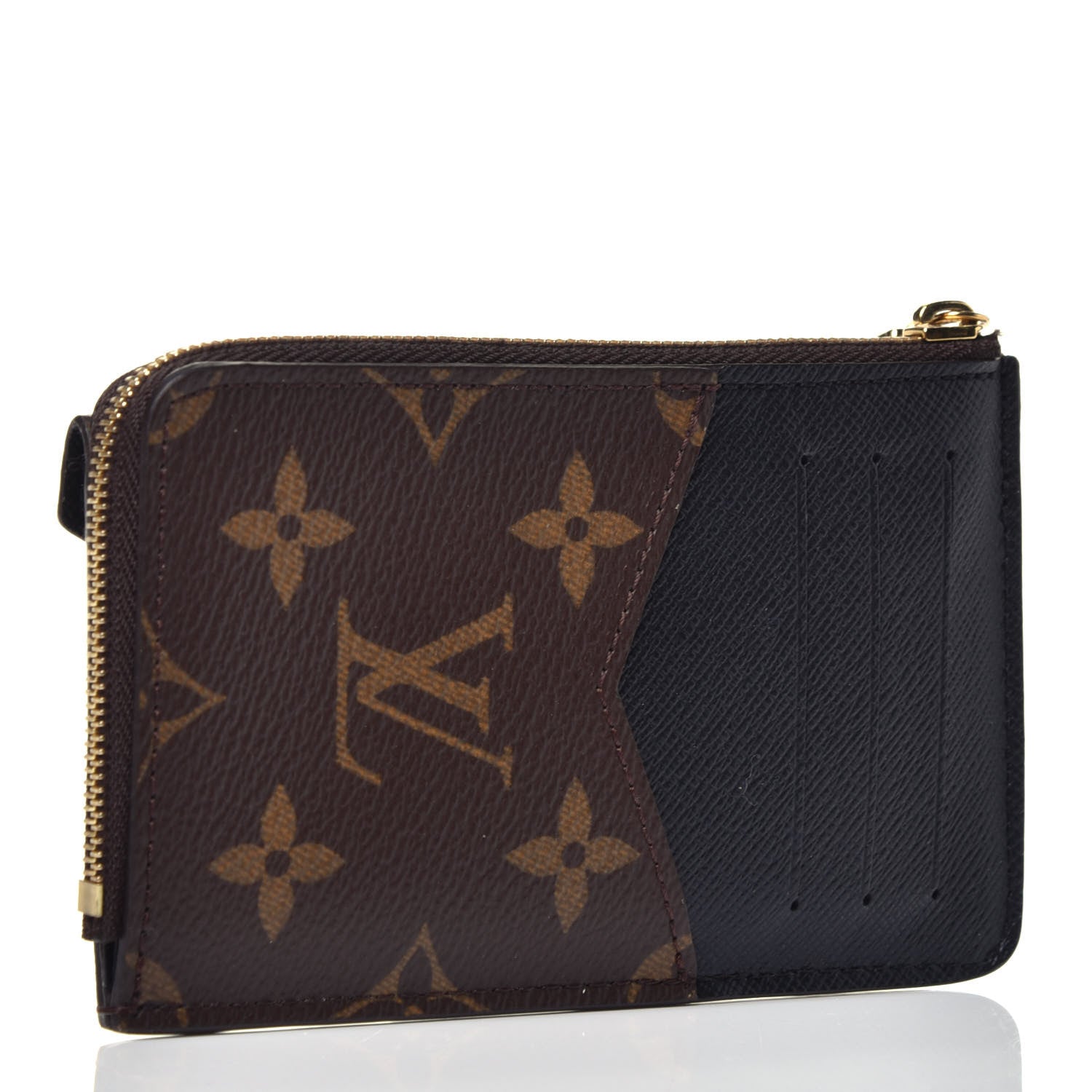 Louis Vuitton Monogram Recto Verso Card Holder Black 3 of 7