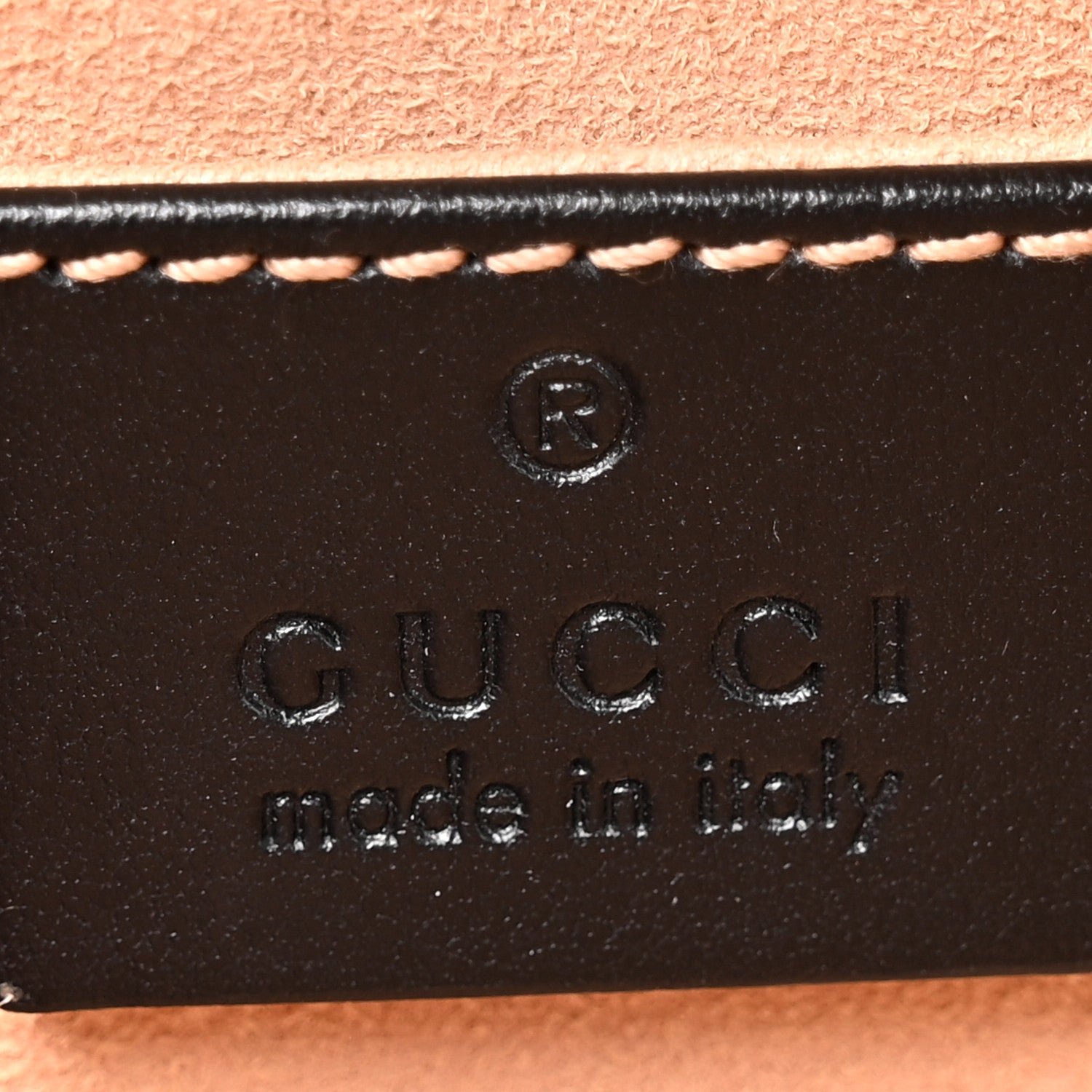 Gucci Calfskin Matelasse Small GG Marmont Chain Shoulder Bag Black 6 of 10