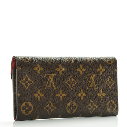 Louis Vuitton Monogram Josephine Wallet Red 3 of 8