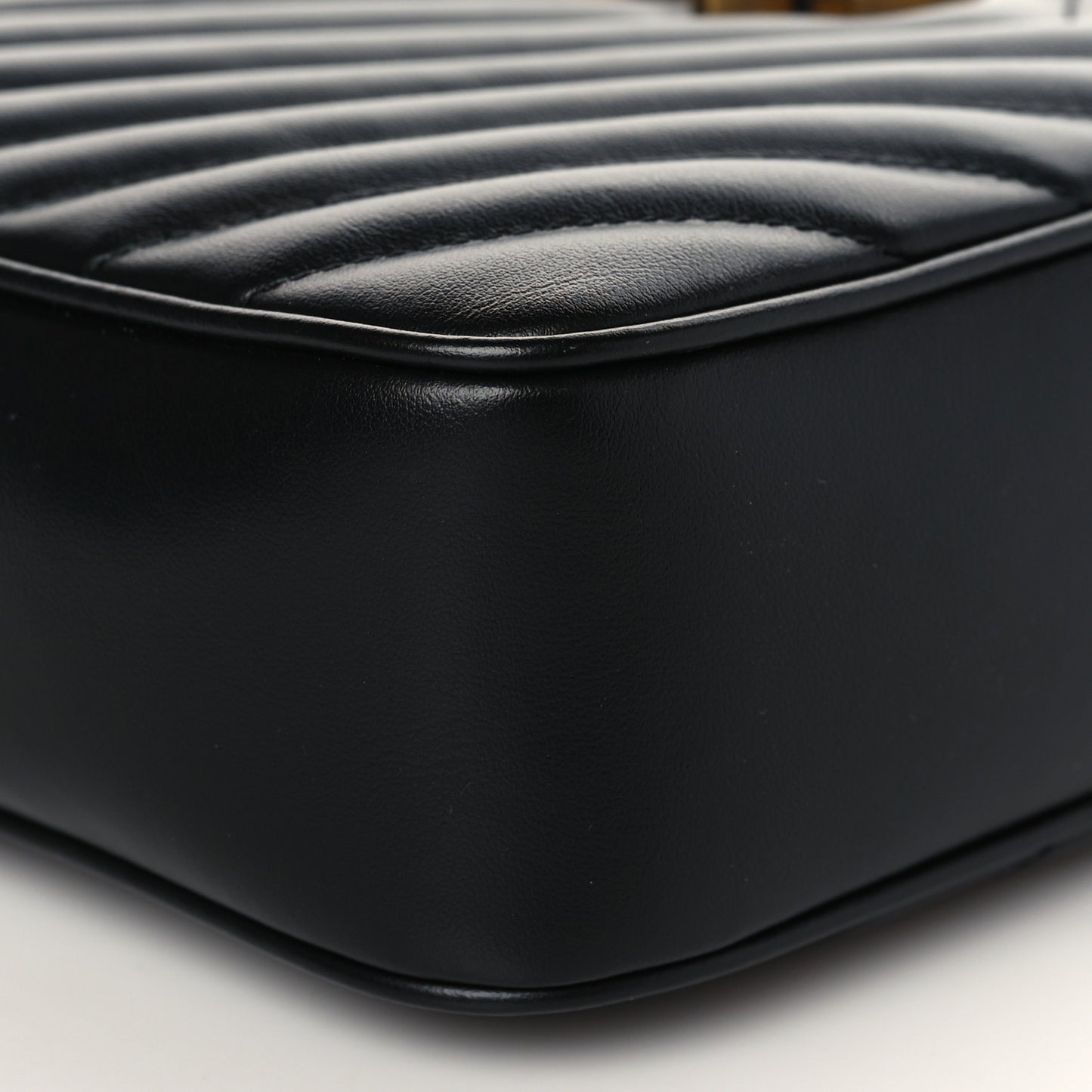 Calfskin Matelasse Monogram Lou Camera Bag Black