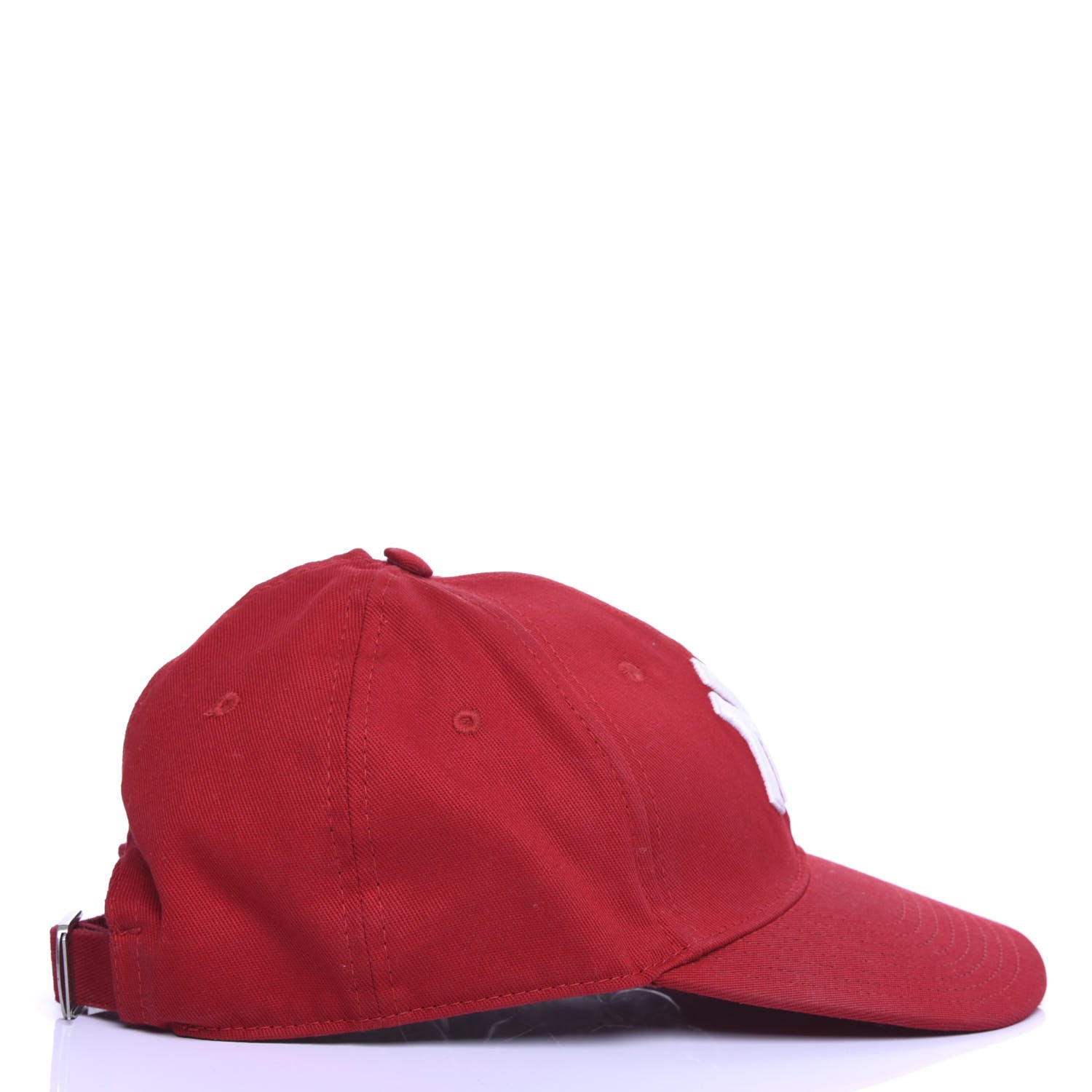Gucci X MLB Cotton NY Yankees Baseball Hat 57-61 Red 6 of 8