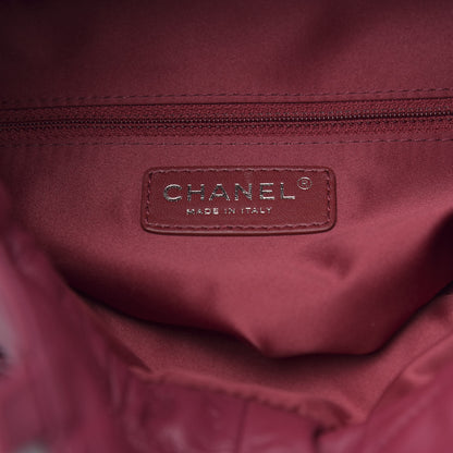 Chanel Lambskin Medium Grocery By Drawstring Shopping Bag Pink 7 of 11