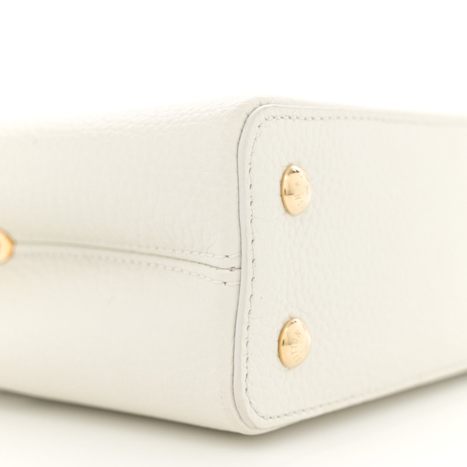 Louis Vuitton Taurillon Mini Capucines White 8 of 10