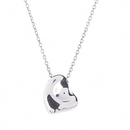 Tiffany Sterling Silver Elsa Peretti Full Heart Pendant Necklace 4 of 7