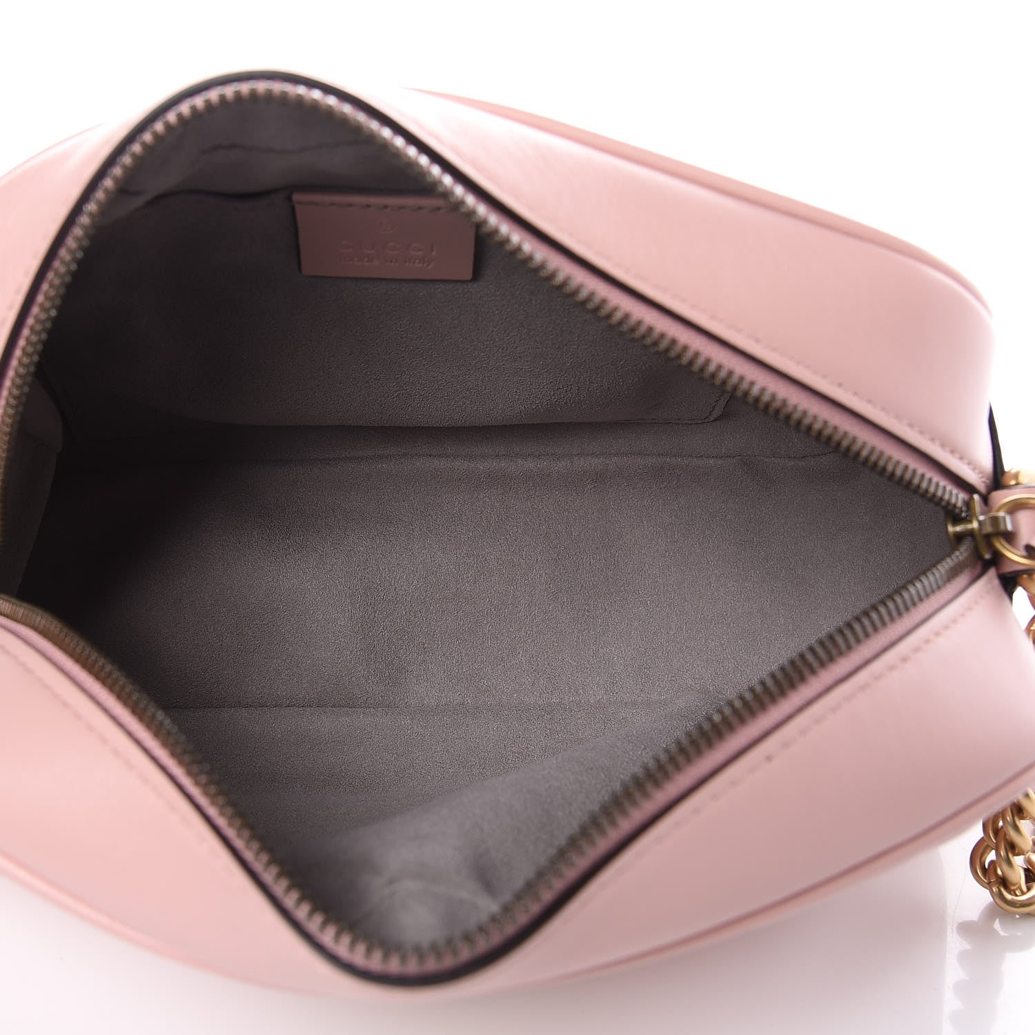 Gucci Calfskin Matelasse Small GG Marmont Chain Shoulder Bag Perfect Pink 5 of 10
