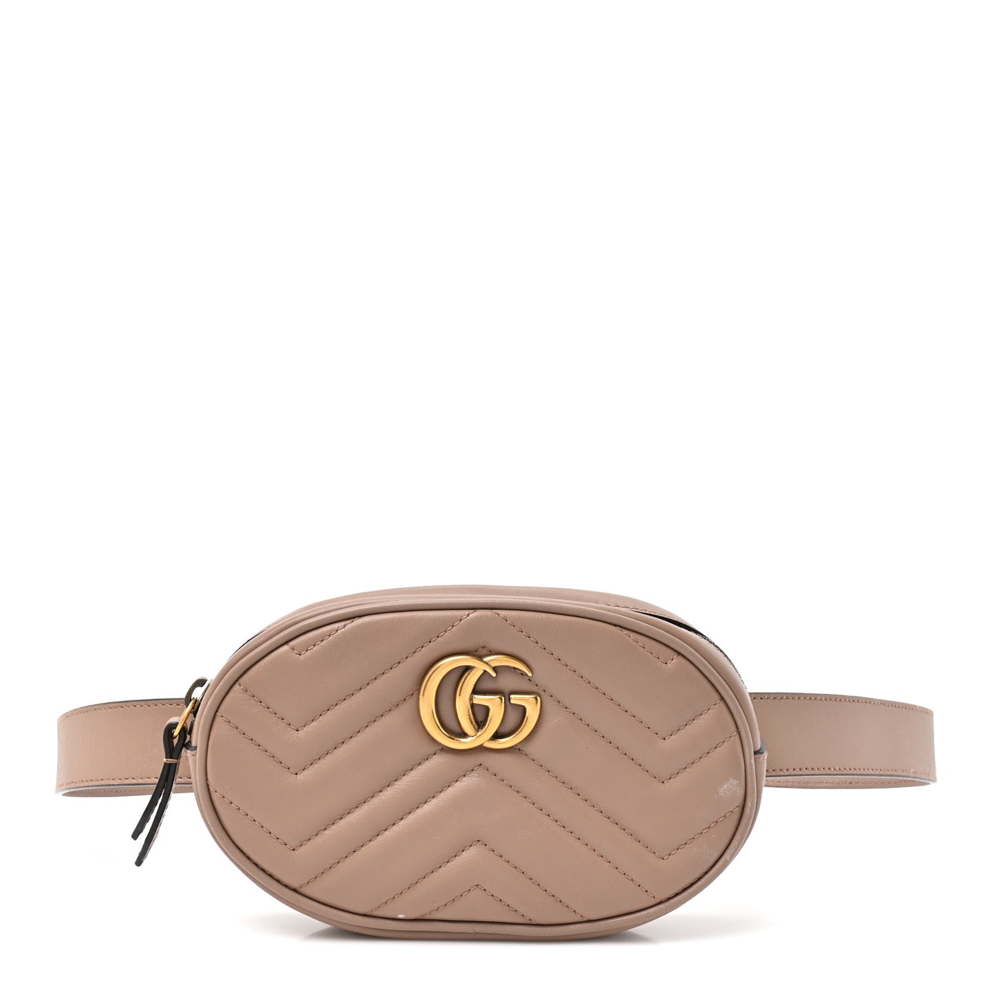 Calfskin Matelasse GG Marmont Belt Bag 95 38 95 38 Porcelain Rose