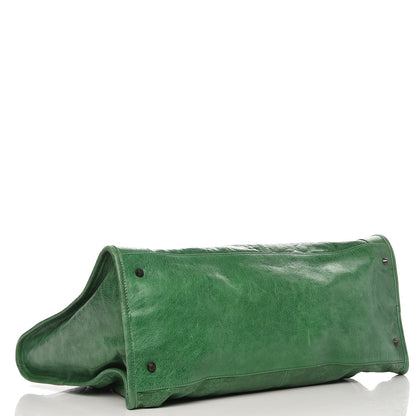 Balenciaga Agneau Classic Hardware Work Vert Trefle 4 of 12