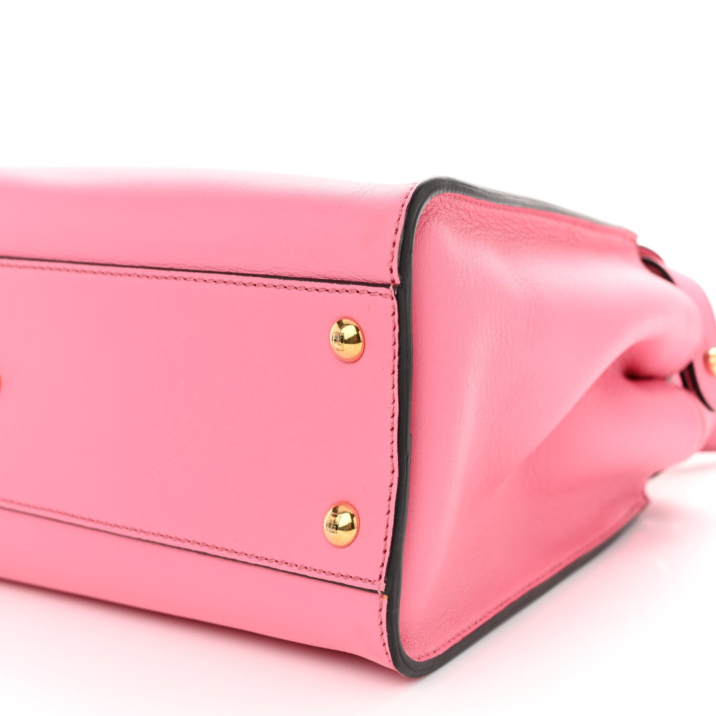 Vitello Seta Medium Peekaboo Iconic Satchel Pink