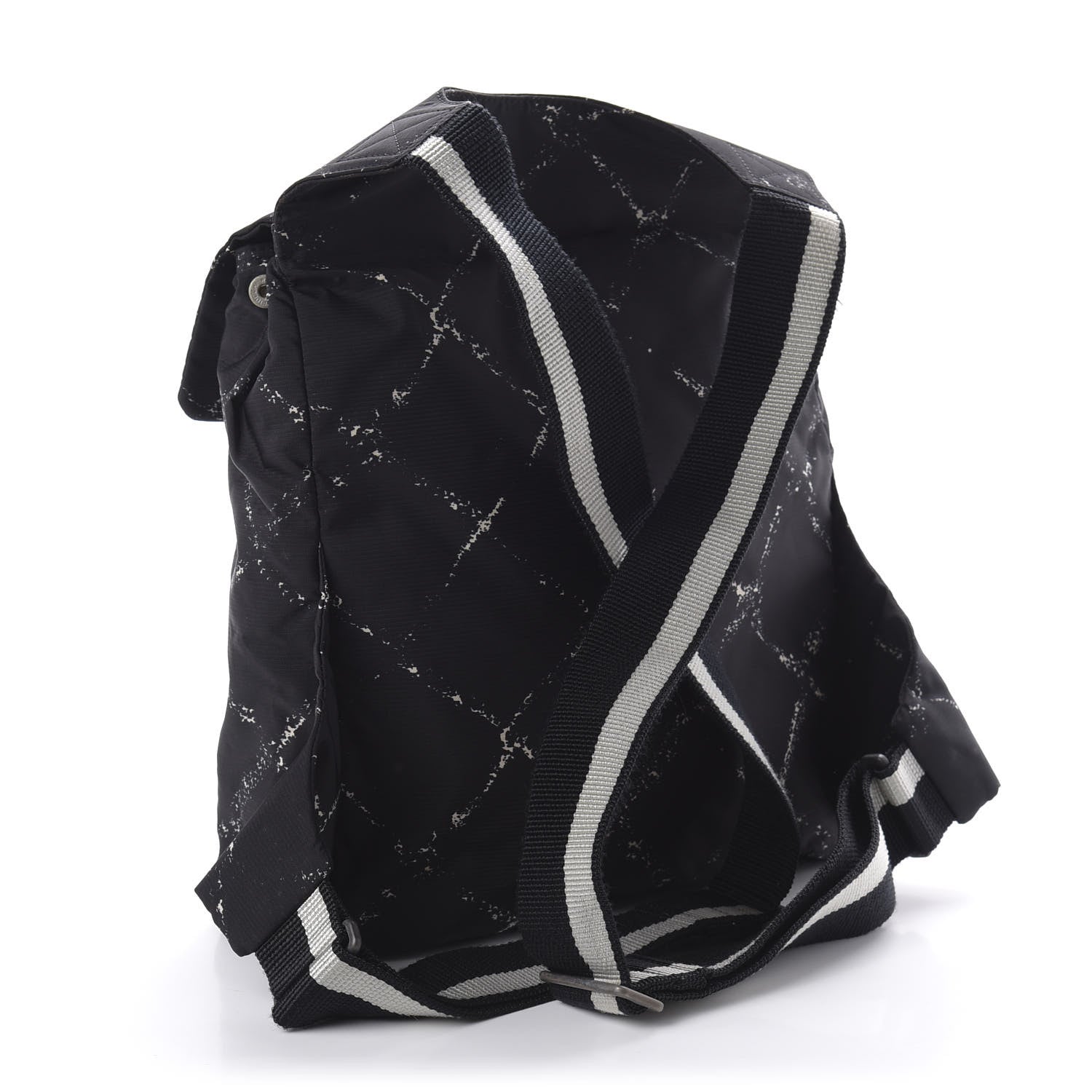 Chanel Nylon Travel Backpack Black 2 of 10