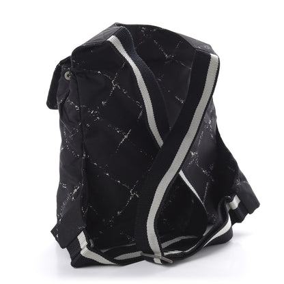 Chanel Nylon Travel Backpack Black 2 of 10