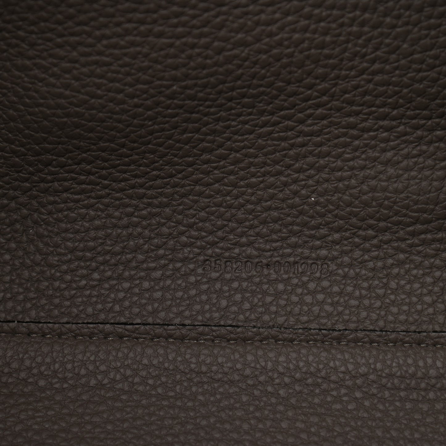 Pebbled Calfskin Carry On Duffle Grey