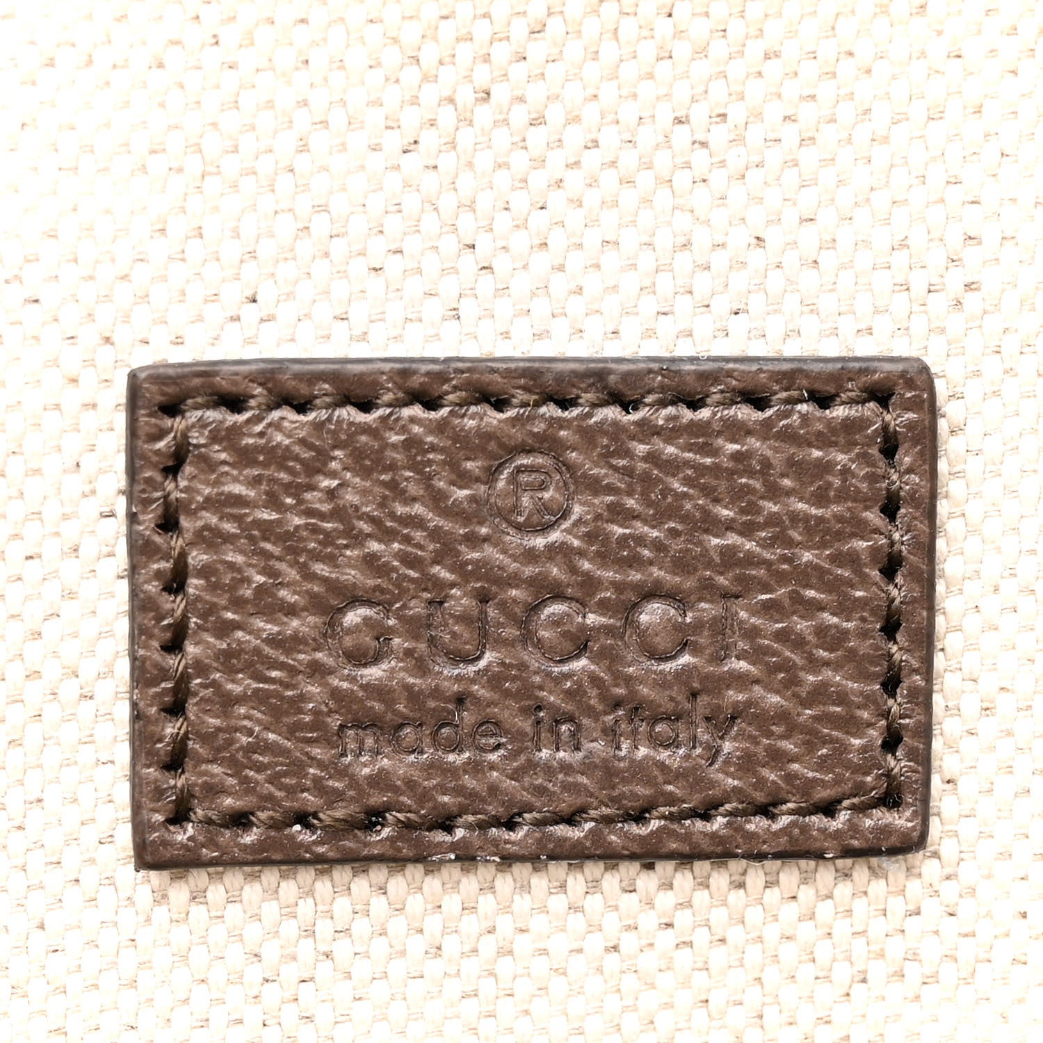 Gucci GG Supreme Monogram Textured Calfskin Small Ophidia Shoulder Tote Bag Beige Ebony New Acero 6 of 11