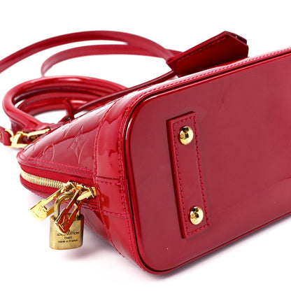 Louis Vuitton Vernis Alma BB Pomme D'Amour 10 of 12