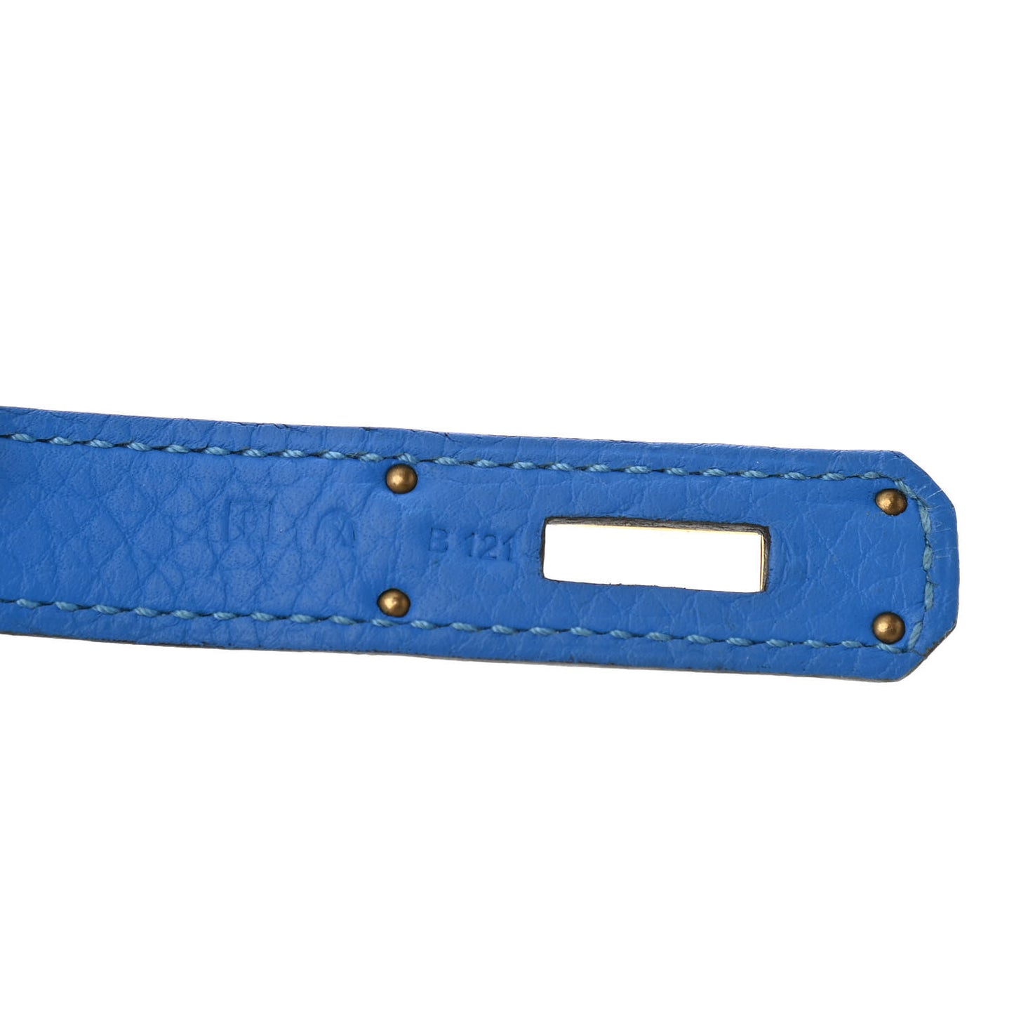 Taurillon Clemence Birkin 35 Bleu Hydra