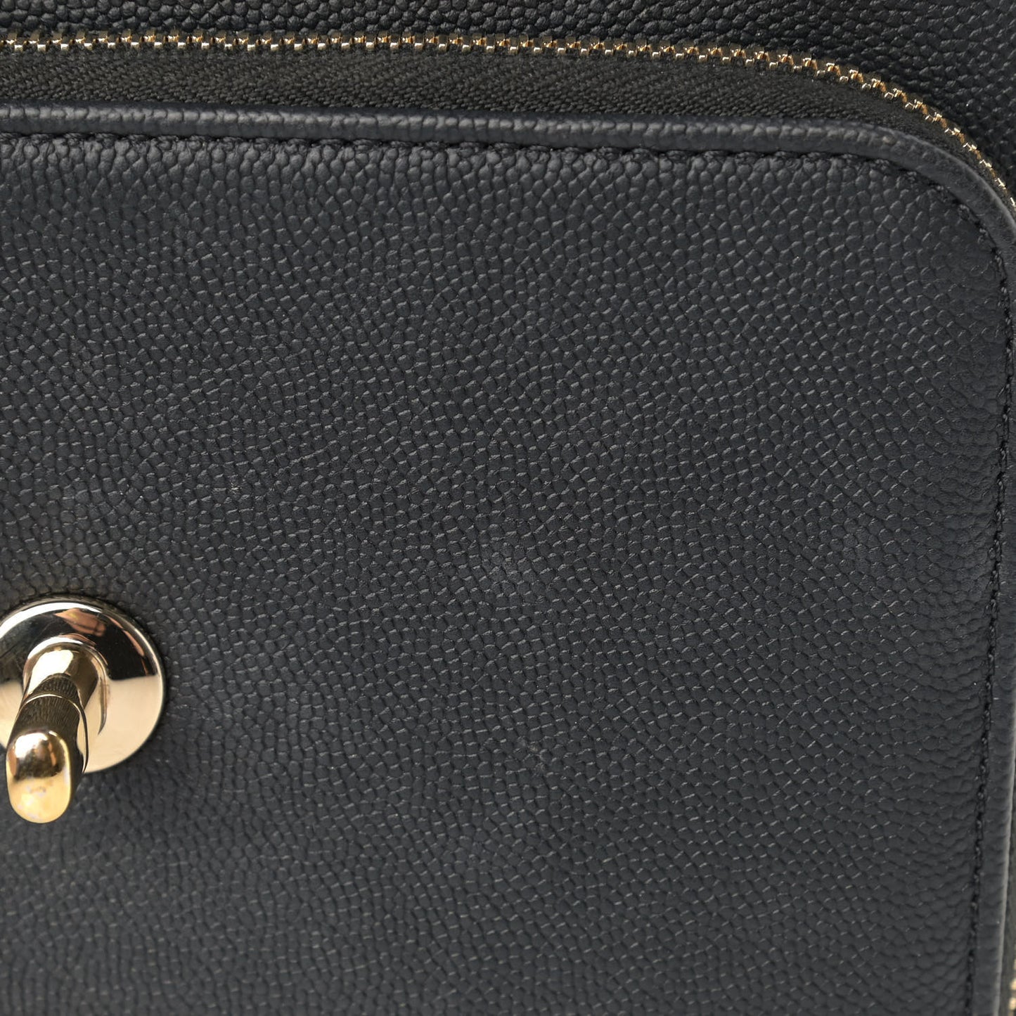 Caviar Quilted Small Business Affinity Flap Black
