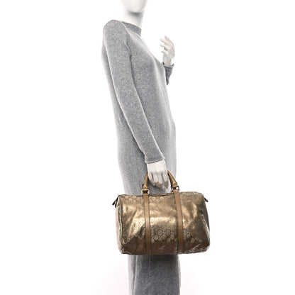 Gucci Imprime Monogram Medium Joy Boston Champagne 2 of 13