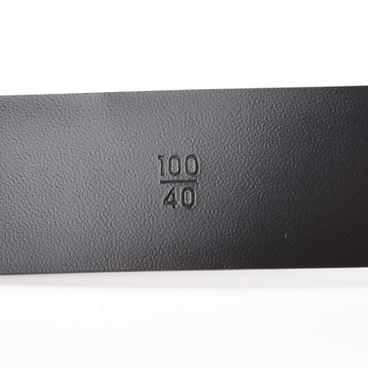 Chanel Patent Plexiglass CC Boy Belt 100 40 Black Blue 7 of 8