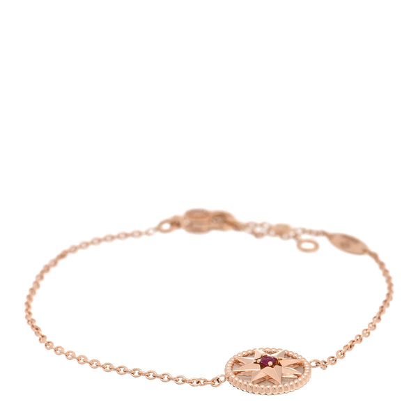 Dior クレドポーボーテ Christian Dior 18K Rose Gold Ruby Mother of Pearl Rose Des Vents