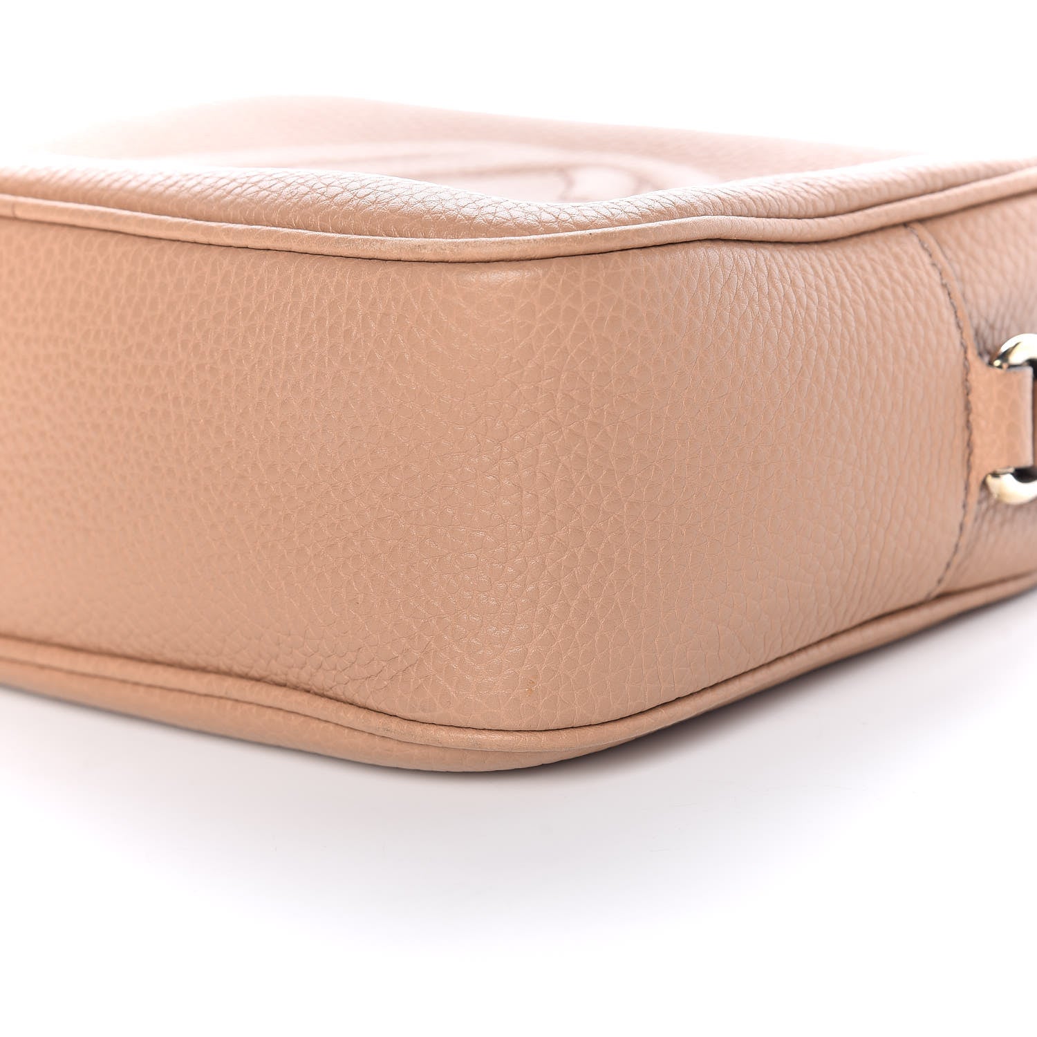 Gucci Pebbled Calfskin Small Soho Disco Bag Camelia 10 of 12