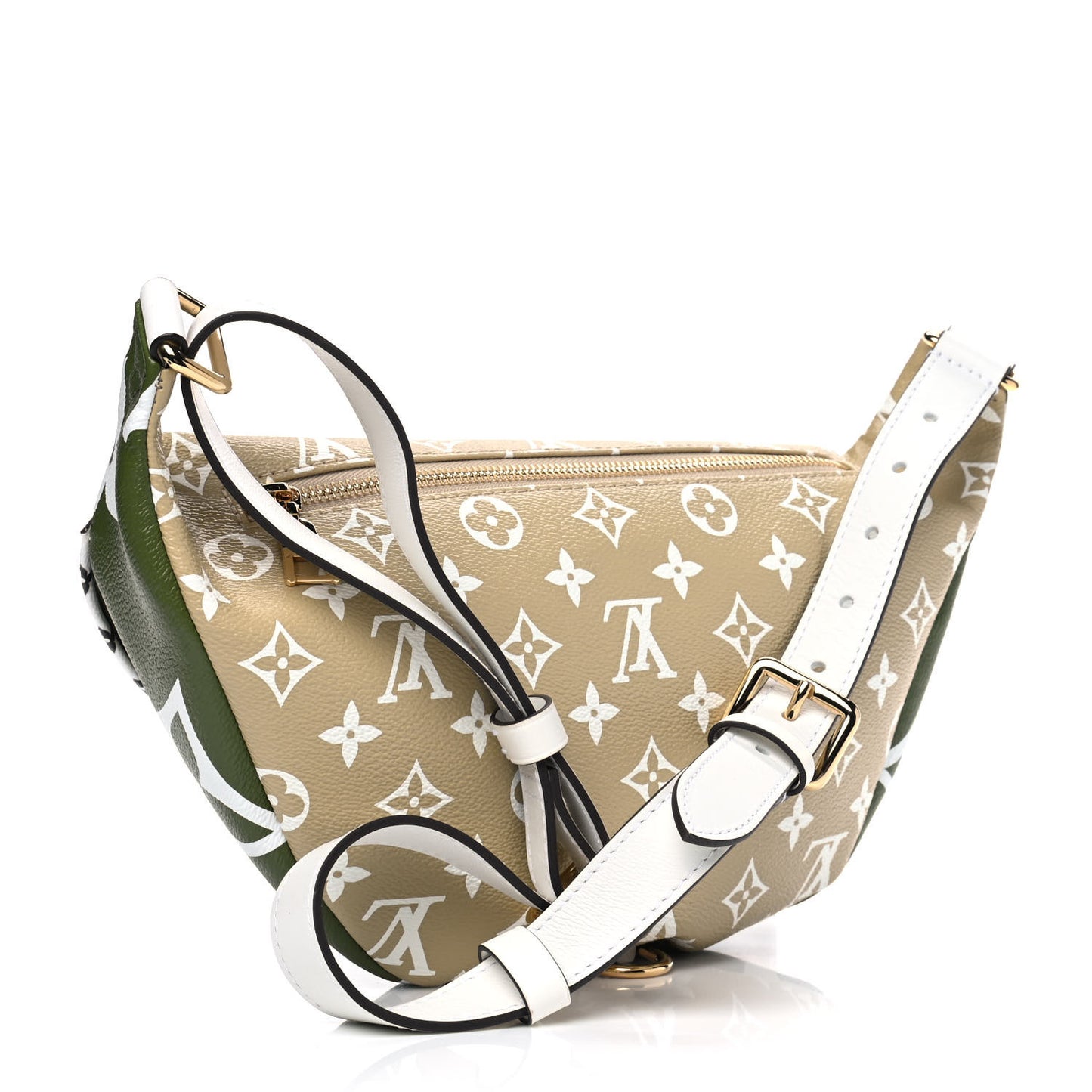 Monogram Giant Bumbag Kaki Beige