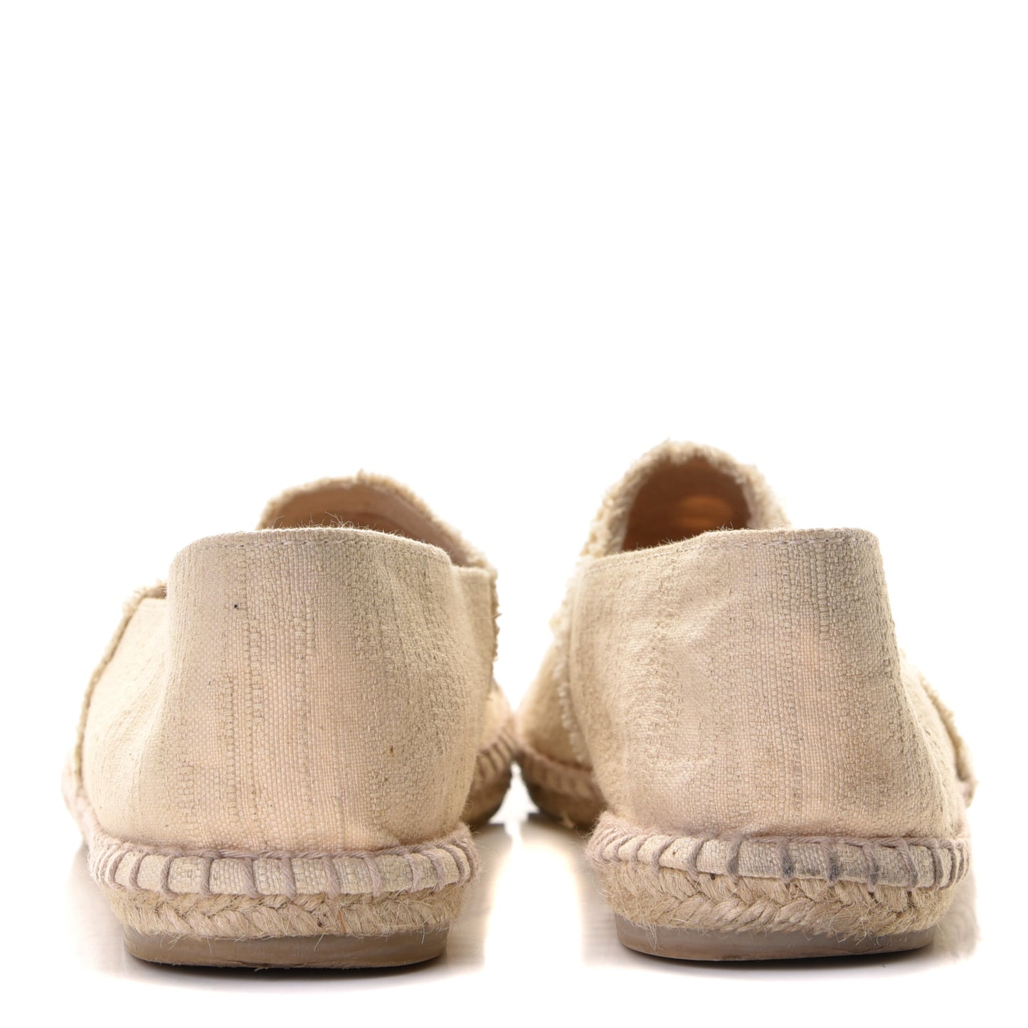 Canvas CC Espadrilles 40 Ecru Black