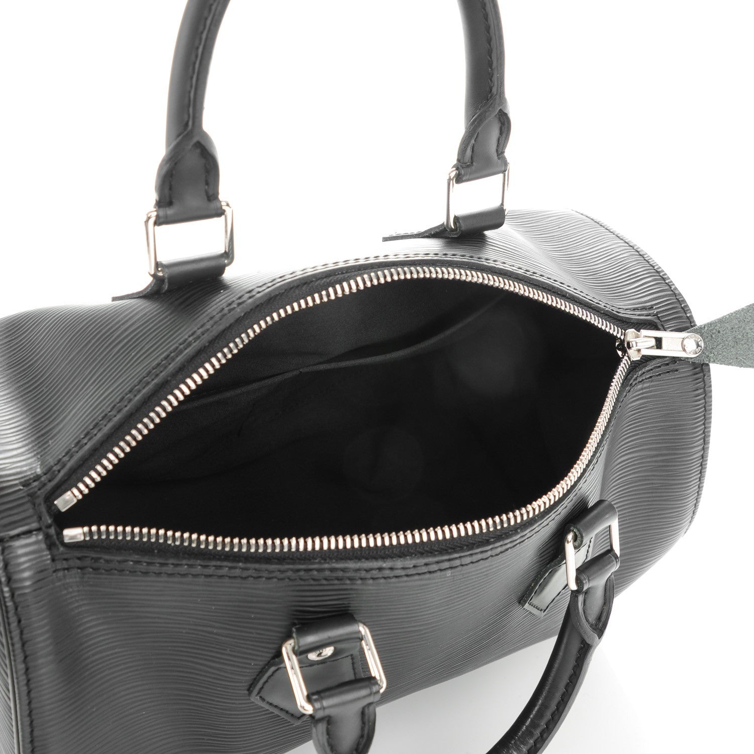 Louis Vuitton Epi Speedy 25 Black 5 of 7