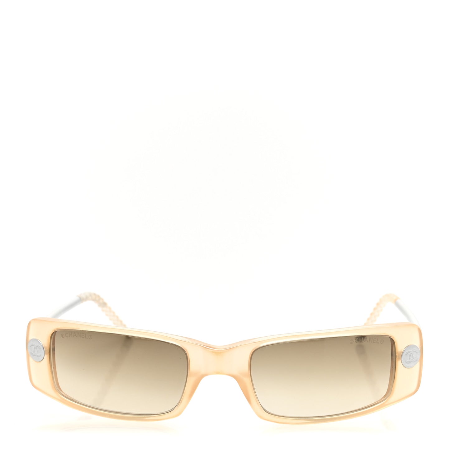 Acetate Rectangle Sunglasses 5036 Beige