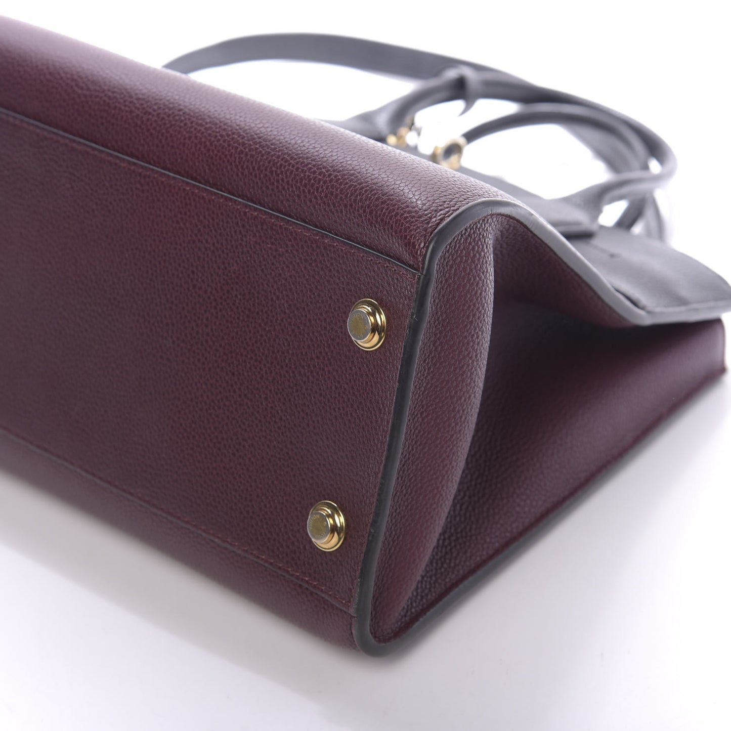Calfskin City Steamer MM Burgundy Black