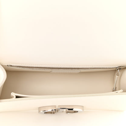 Christian Dior Grained Calfskin 30 Montaigne Chain Flap Bag White 5 of 10