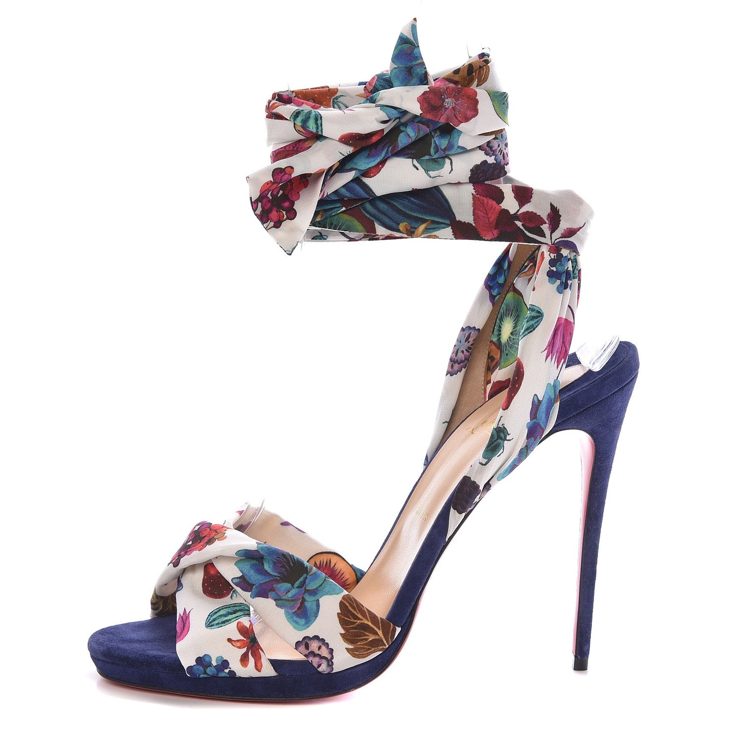 Veau Velours Crepe Verger Tres Frais 120 Sandals 42 Blue Multi