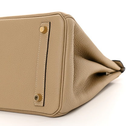 Hermes Taurillon Clemence Birkin 30 Trench 10 of 11