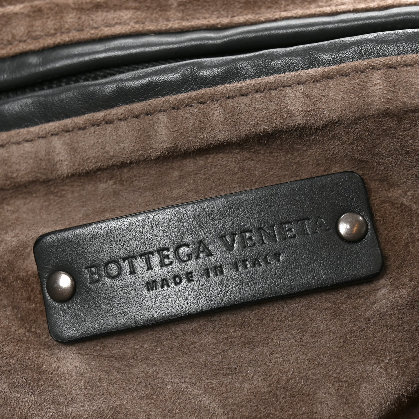 Nappa Intrecciato Montaigne Rings Bag Grey