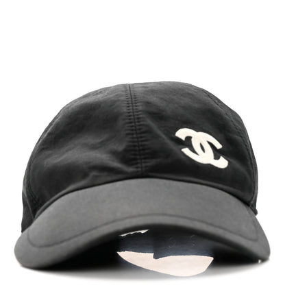 Chanel Cotton CC Cap Hat Black 3 of 13
