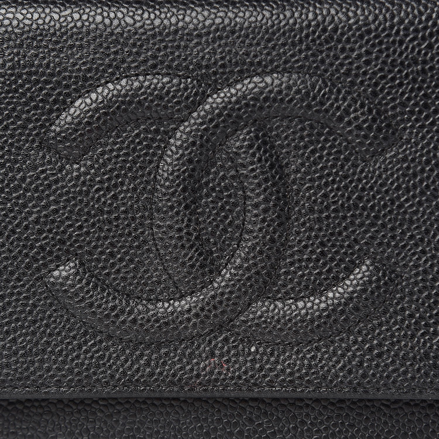 Chanel Caviar Timeless CC Wallet On Chain WOC Black 16 of 16