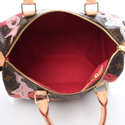 Louis Vuitton Monogram Bay Speedy 30 Rose Ballerine Poppy 5 of 8