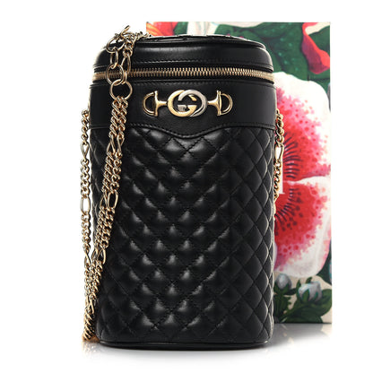 Gucci Calfskin Trapuntata Zumi Belt Bag Black 14 of 14
