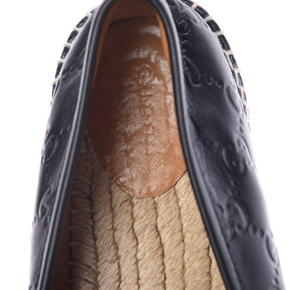 Gucci Guccissima Signature Espadrilles 39.5 Black 7 of 8