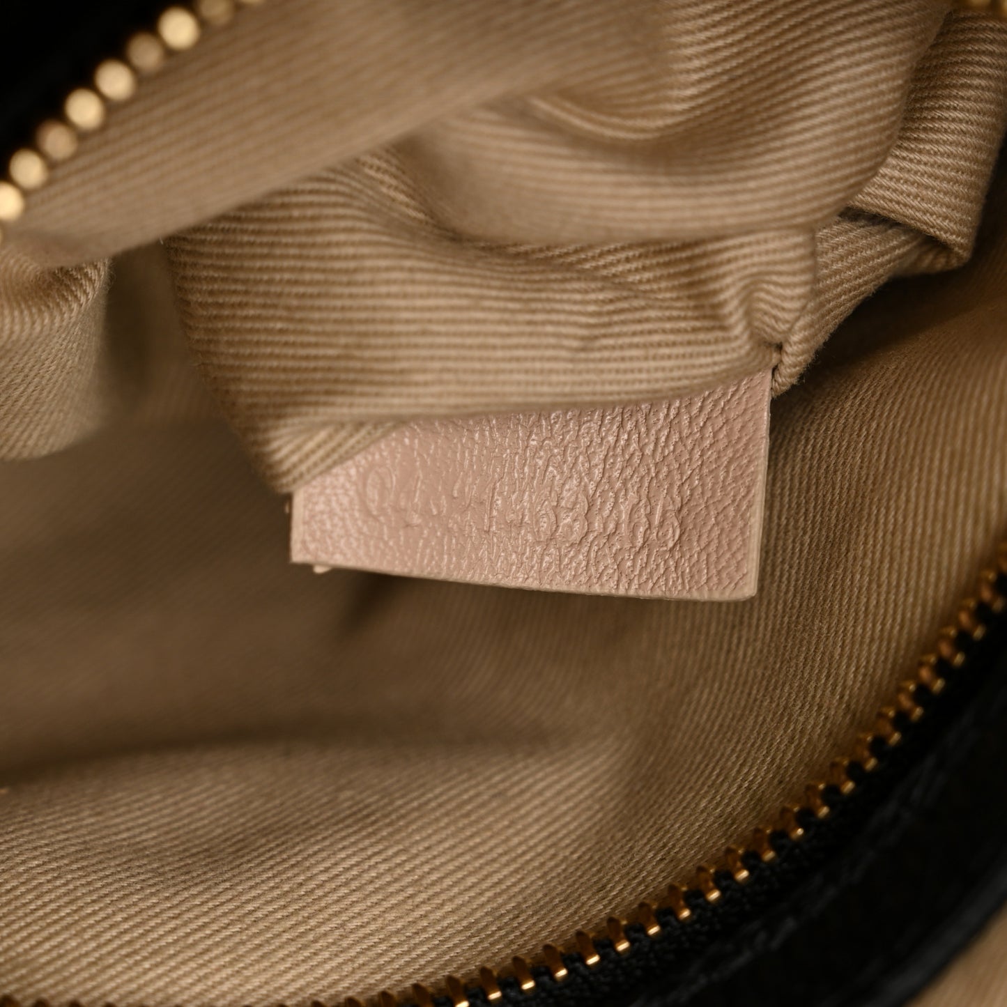 Calfskin Small Marcie Satchel Black