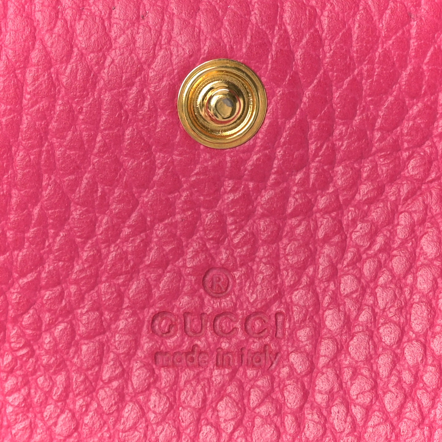 Dollar Calfskin GG Marmont Card Case Box Pink