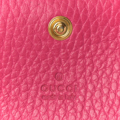 Gucci Dollar Calfskin GG Marmont Card Case Box Pink 7 of 8