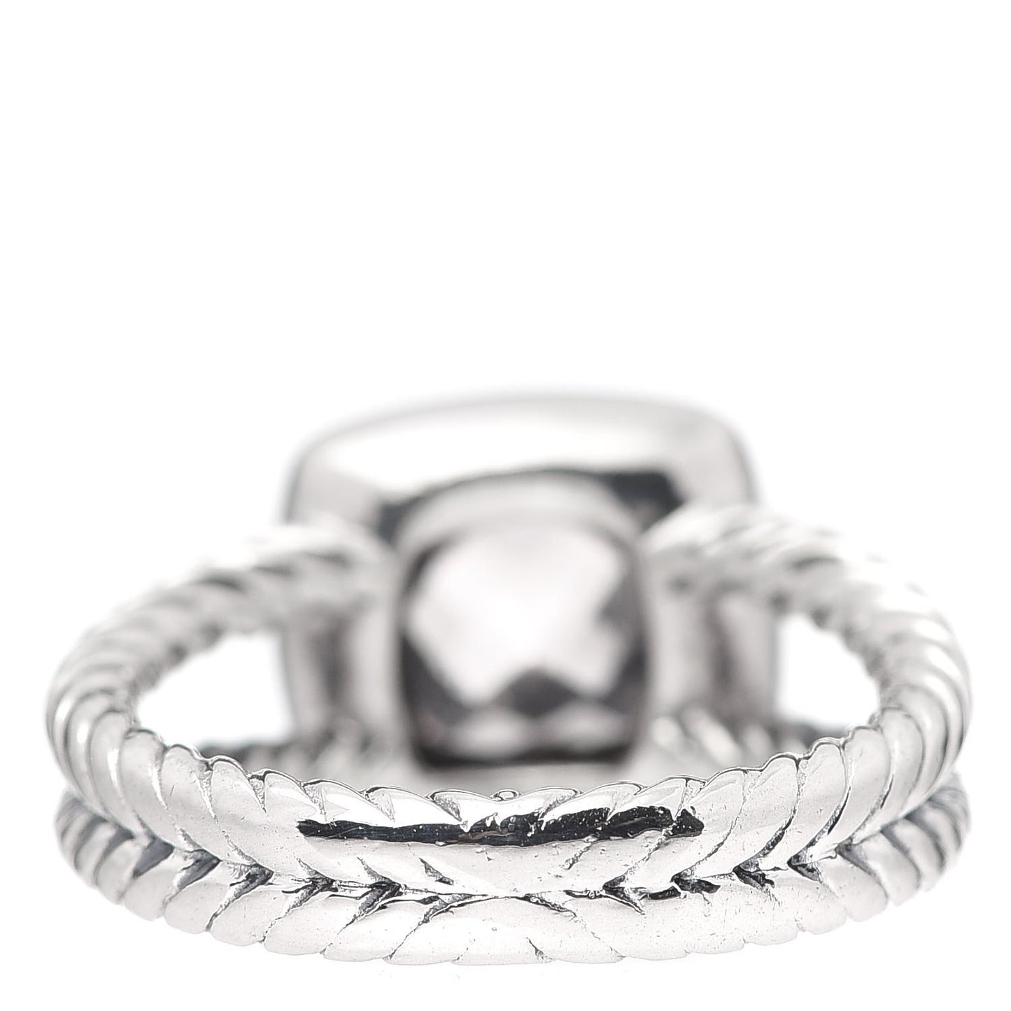 Sterling Silver Diamond Morganite 7mm Petite Albion Ring 49 4.75