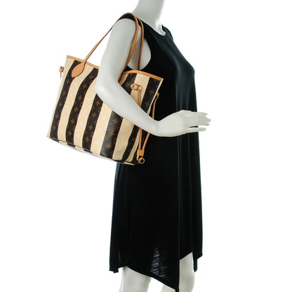 Louis Vuitton Monogram Rayures Neverfull MM 2 of 7