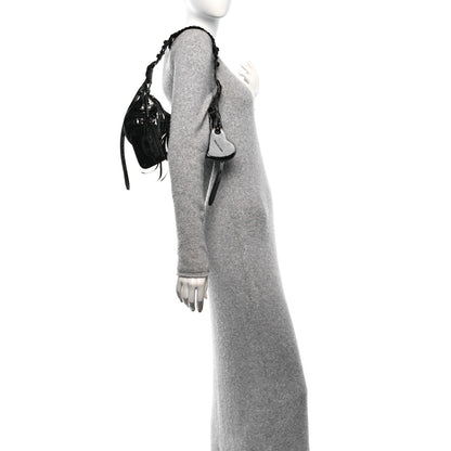 Balenciaga Patent Faux Leather Le Cagole Shoulder Bag XS Black 2 of 11